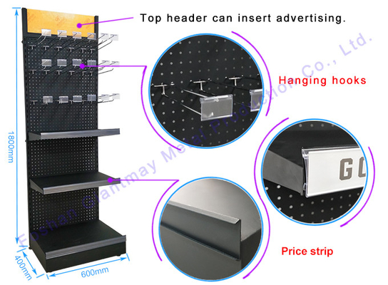 Стойка пола Pegboard инструментов оборудования