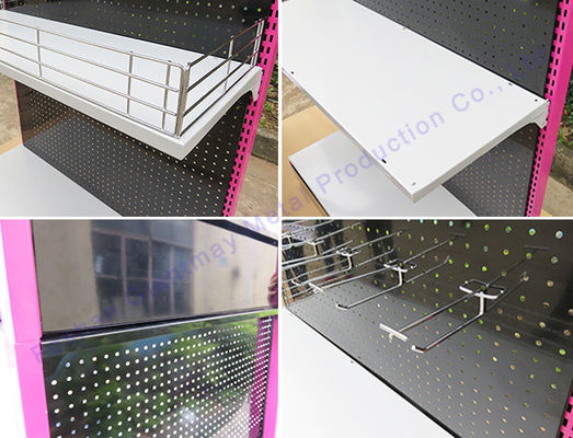 Дисплей Pegboard стойки металла многофункционального пола стоя встречный