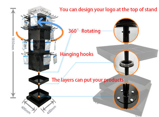 Выставочная витрина батареи шкафа ювелирных изделий Bangle использующая энергию вращая