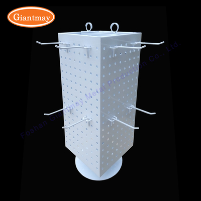 360° поворачивая дисплей Countertop Pegboard