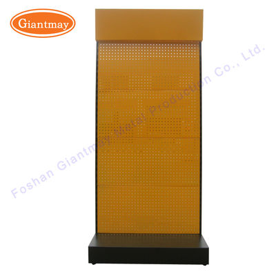 Электрический инструмент кладет полку на полку утюга включая выставочные витрины в набор отложенных изменений металла Pegboard