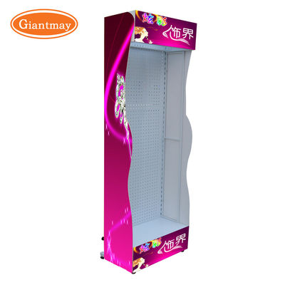 Шкаф Pegboard металла с дисплеем магазина розничной торговли света СИД