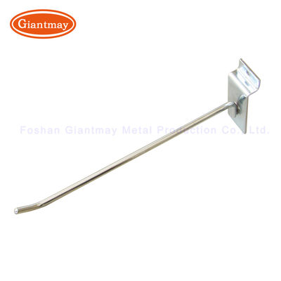 Крюк стены предкрылка магазина магазина дисплея Chrome одиночный Slatwall металла