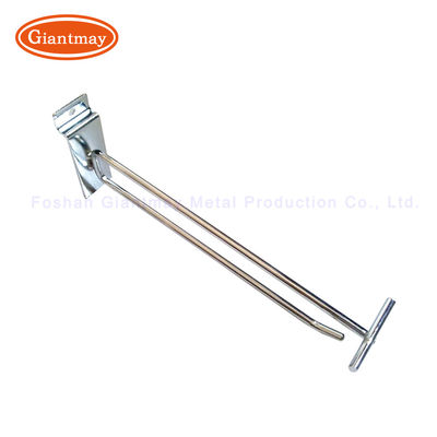 Дисплей с плоским экраном Chrome закрепляет крюк Slatwall держателя с ценником