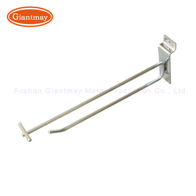 Дисплей с плоским экраном Chrome закрепляет крюк Slatwall держателя с ценником