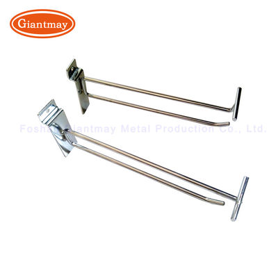 Дисплей с плоским экраном Chrome закрепляет крюк Slatwall держателя с ценником